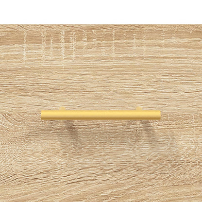 Credenza Rovere Sonoma 69,5x31x115 cm in Legno Multistrato