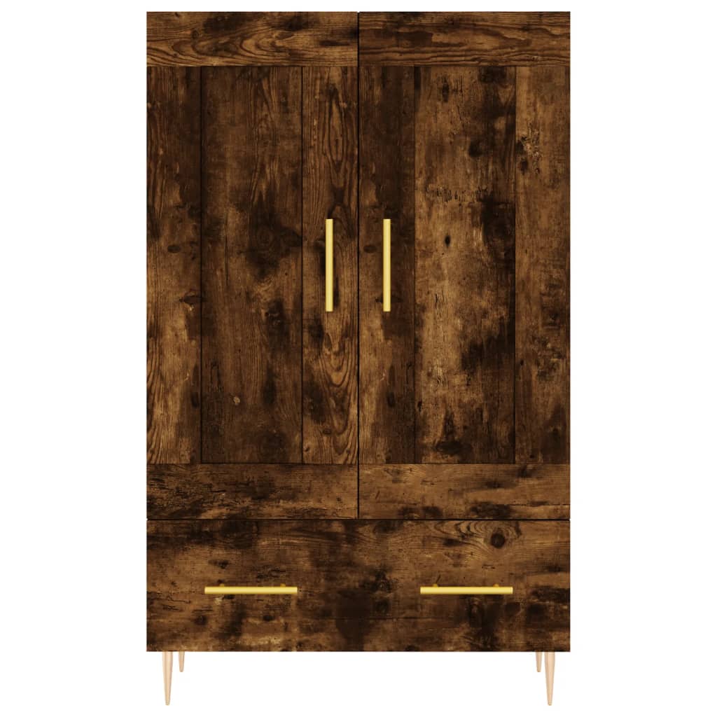 Credenza Rovere Fumo 69,5x31x115 cm in Legno Multistrato