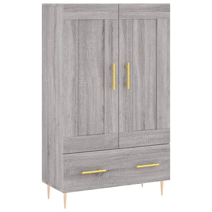 Credenza Grigio Sonoma 69,5x31x115 cm in Legno Multistrato - homemem39