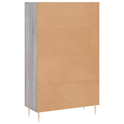 Credenza Grigio Sonoma 69,5x31x115 cm in Legno Multistrato