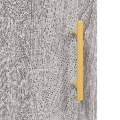 Credenza Grigio Sonoma 69,5x31x115 cm in Legno Multistrato