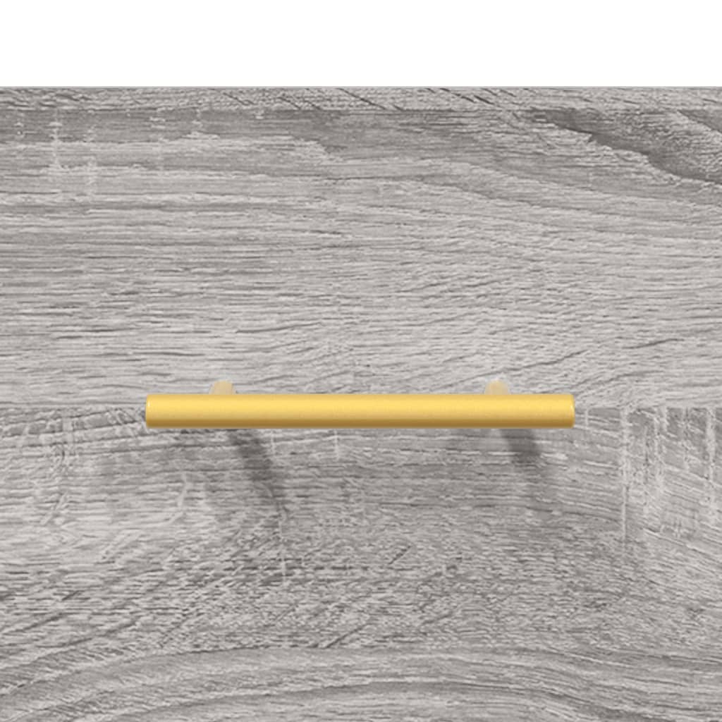 Credenza Grigio Sonoma 69,5x31x115 cm in Legno Multistrato