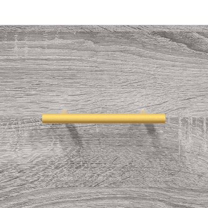 Credenza Grigio Sonoma 69,5x31x115 cm in Legno Multistrato