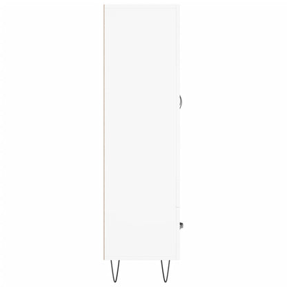 Credenza Bianca 69,5x31x115 cm in Legno Multistrato | homemem39