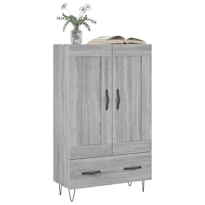 Credenza Grigio Sonoma 69,5x31x115 cm in Legno Multistrato
