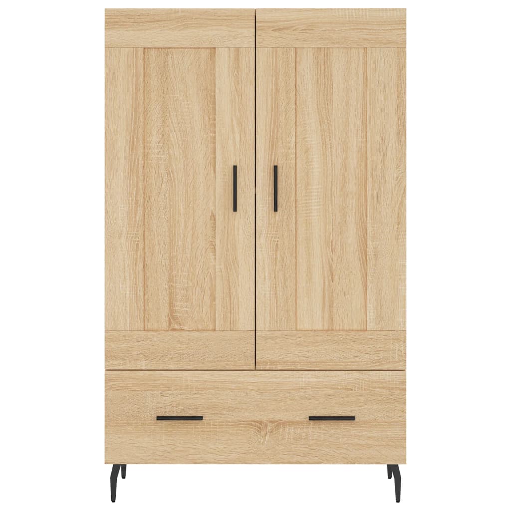 Credenza Rovere Sonoma 69,5x31x115 cm in Legno Multistrato