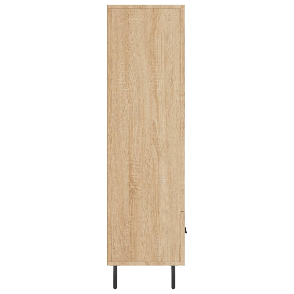 Credenza Rovere Sonoma 69,5x31x115 cm in Legno Multistrato