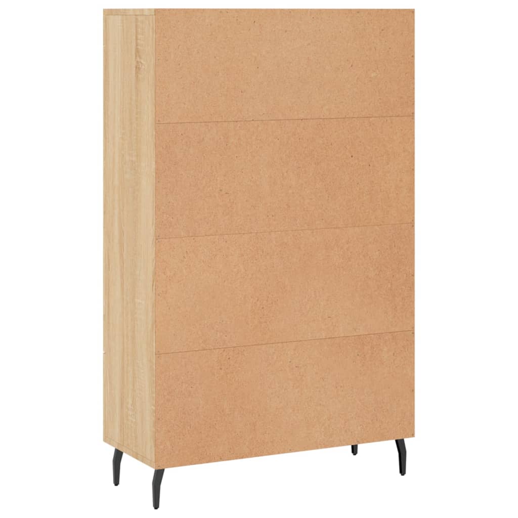 Credenza Rovere Sonoma 69,5x31x115 cm in Legno Multistrato