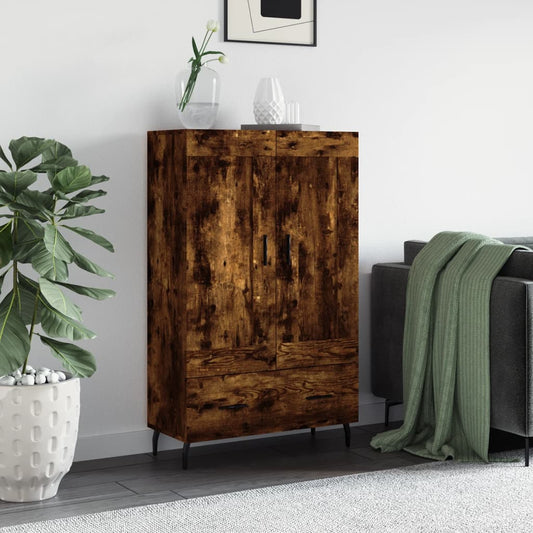 Credenza Rovere Fumo 69,5x31x115 cm in Legno Multistrato - homemem39