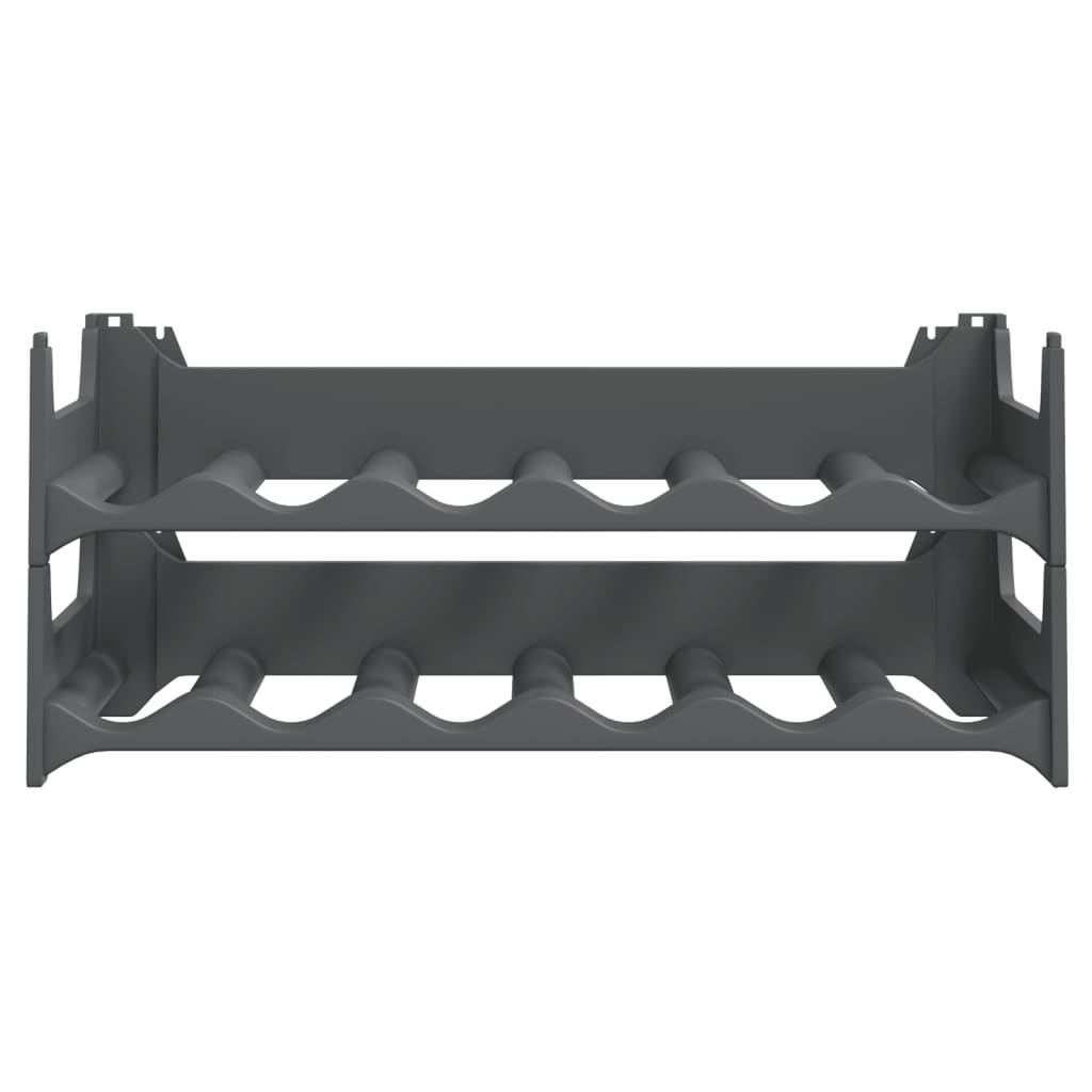 Portabottiglie per 12 Bottiglie in PP Impilabile - homemem39