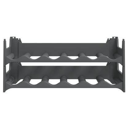 Portabottiglie per 12 Bottiglie in PP Impilabile - homemem39