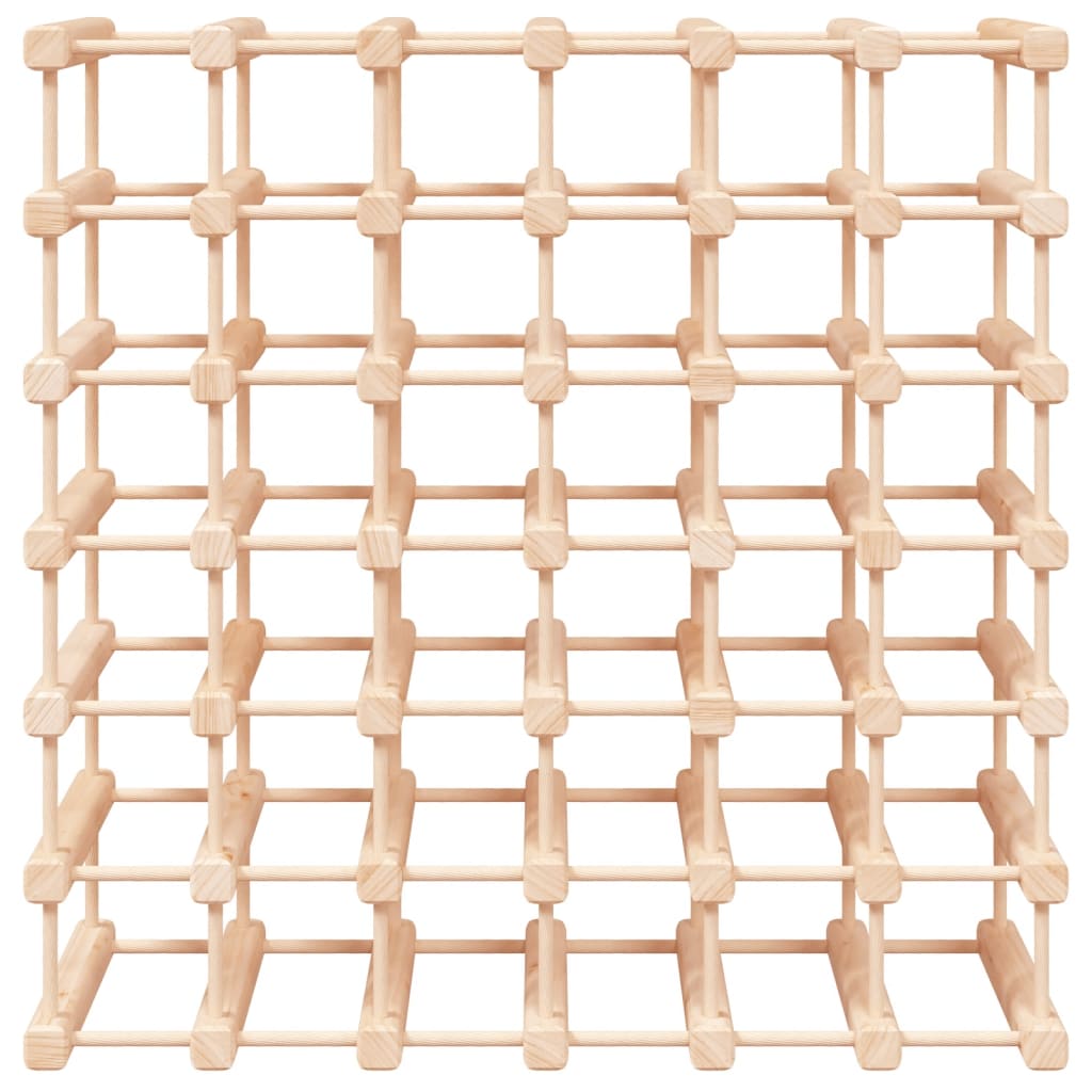 Portabottiglie Vino 42 Bottiglie 68,5x23x68,5 cm Massello Pino - homemem39