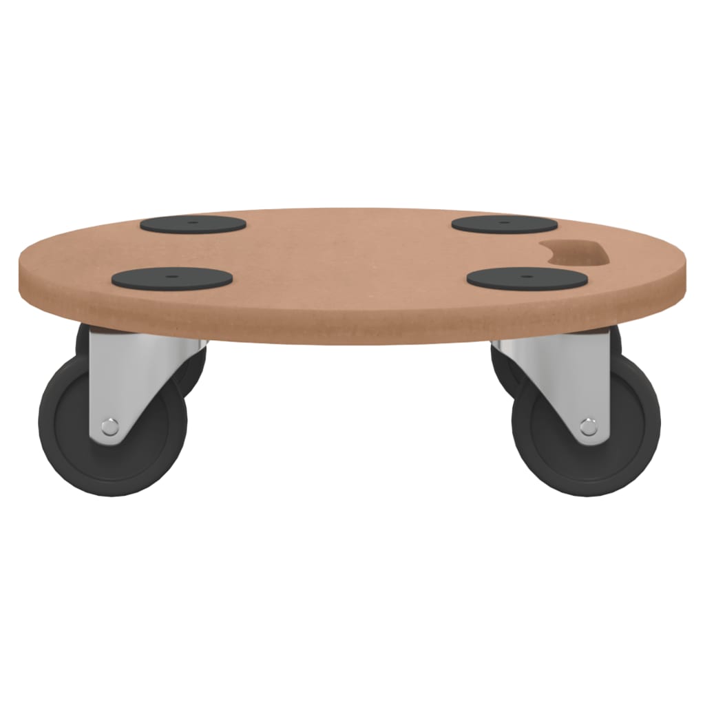 Pedane 2 pz Rotonde in Legno Multistrato - homemem39