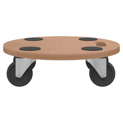 Pedane 2 pz Rotonde in Legno Multistrato - homemem39