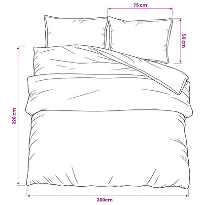 Set Copripiumino Rosa 225x220 cm in Cotone | homemem39