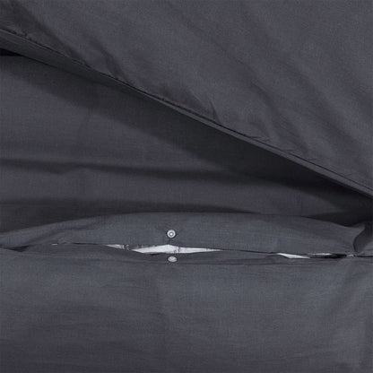 Black Duvet Cover Set 135x200 cm in Cotton