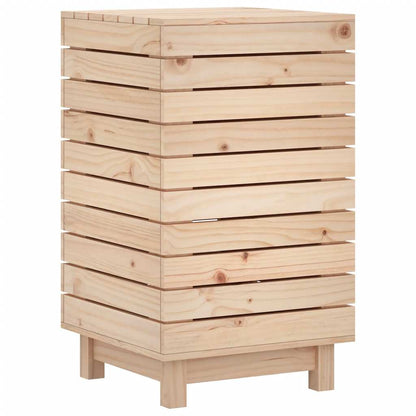 Cesto per Bucato 44x44x76 cm Legno Massello Pino | homemem39