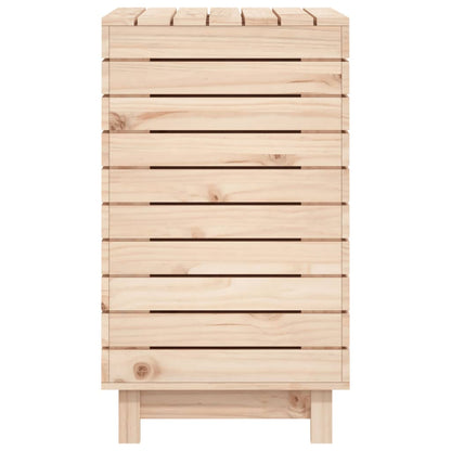 Cesto per Bucato 88,5x44x76 cm Legno Massello Pino - homemem39