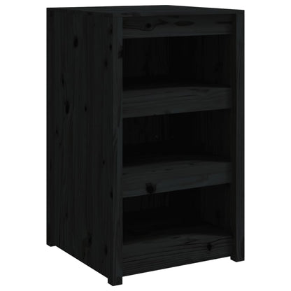 Mobile da Cucina da Esterno MEPPEL Nero 55x55x92 cm Legno Massello di Pino