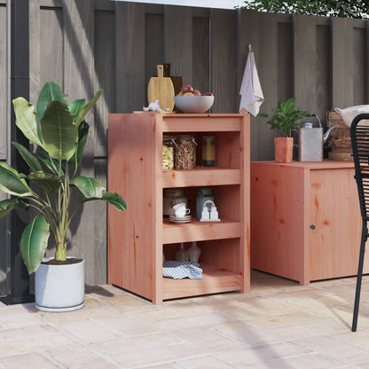 Mobile da Cucina da Esterno MEPPEL 55x55x92 cm Legno Massello di Douglas