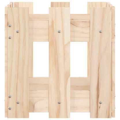 Fioriera Giardino Design a Recinzione 30x30x30 cm Massello Pino | homemem39
