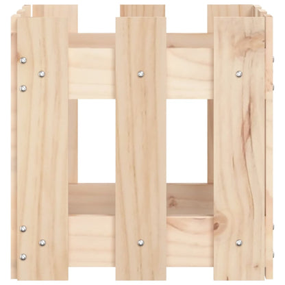 Fioriera Giardino Design a Recinzione 30x30x30 cm Massello Pino | homemem39