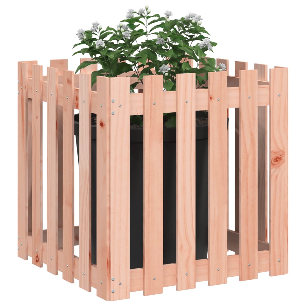 Fioriera Giardino Design Recinzione 60x60x60cm Massello Douglas | homemem39