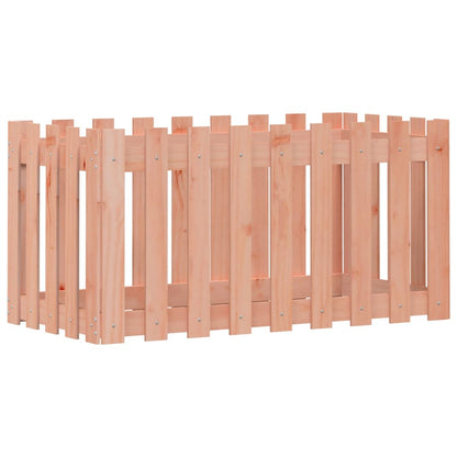 Fioriera Rialzata Giardino Recinzione 100x50x50cm Legno Douglas | homemem39