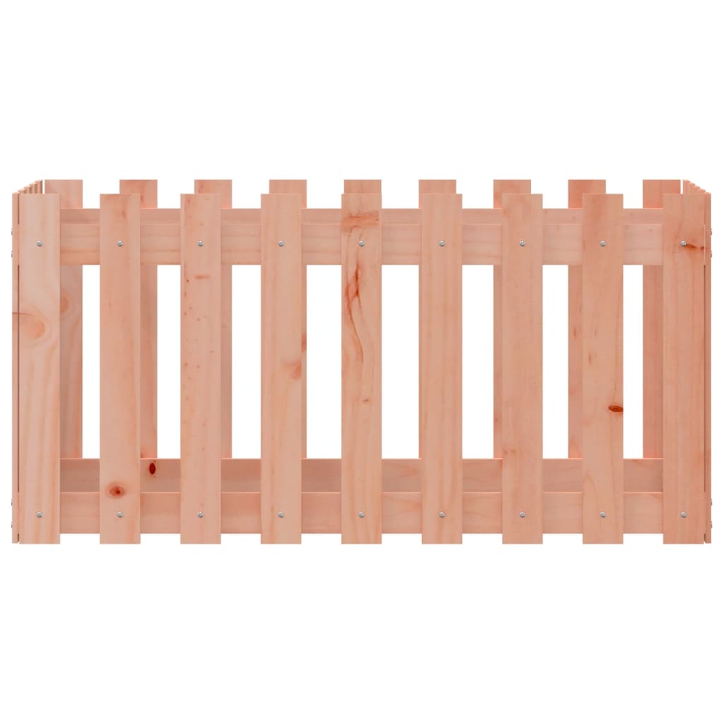 Fioriera Rialzata Giardino Recinzione 100x50x50cm Legno Douglas | homemem39