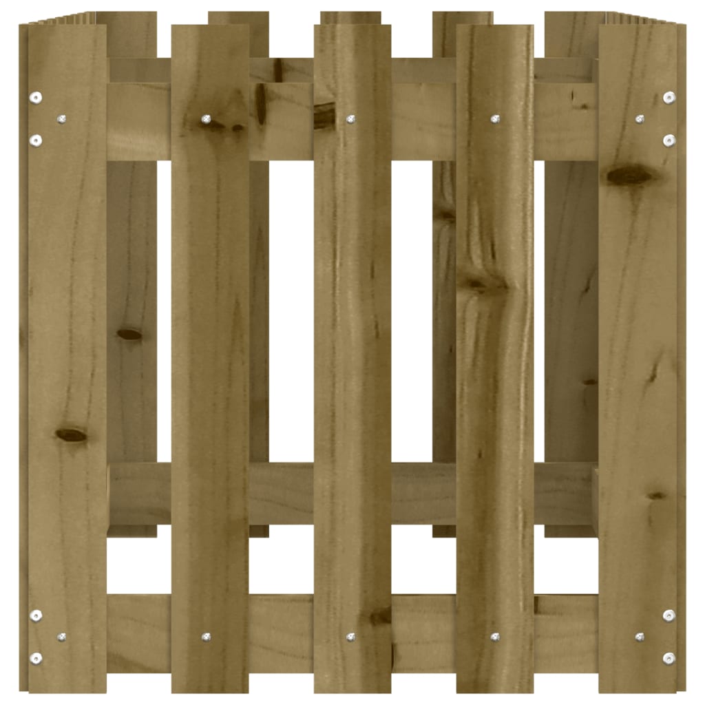 Fioriera Rialzata da Giardino 100x50x50 cm in Pino Impregnato | homemem39
