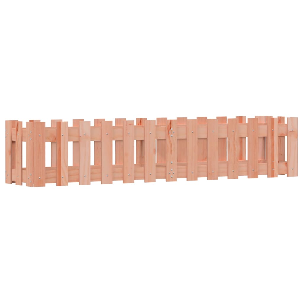 Fioriera Rialzata Giardino Recinzione 150x30x30cm Legno Douglas | homemem39