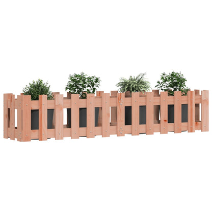 Fioriera Rialzata Giardino Recinzione 150x30x30cm Legno Douglas | homemem39