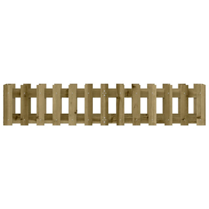 Fioriera da Giardino Recinzione 150x30x30cm Pino Impregnato | homemem39