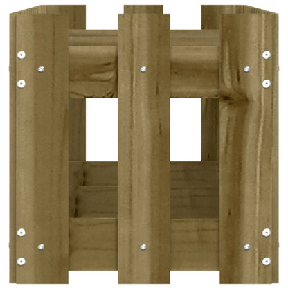 Fioriera da Giardino Recinzione 150x30x30cm Pino Impregnato | homemem39