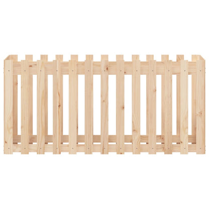 Fioriera Rialzata Giardino a Recinzione 150x50x70cm Legno Pino