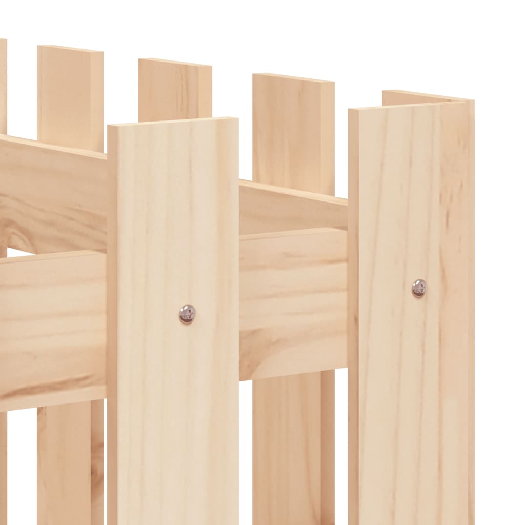 Fioriera Rialzata Giardino a Recinzione 150x50x70cm Legno Pino | homemem39
