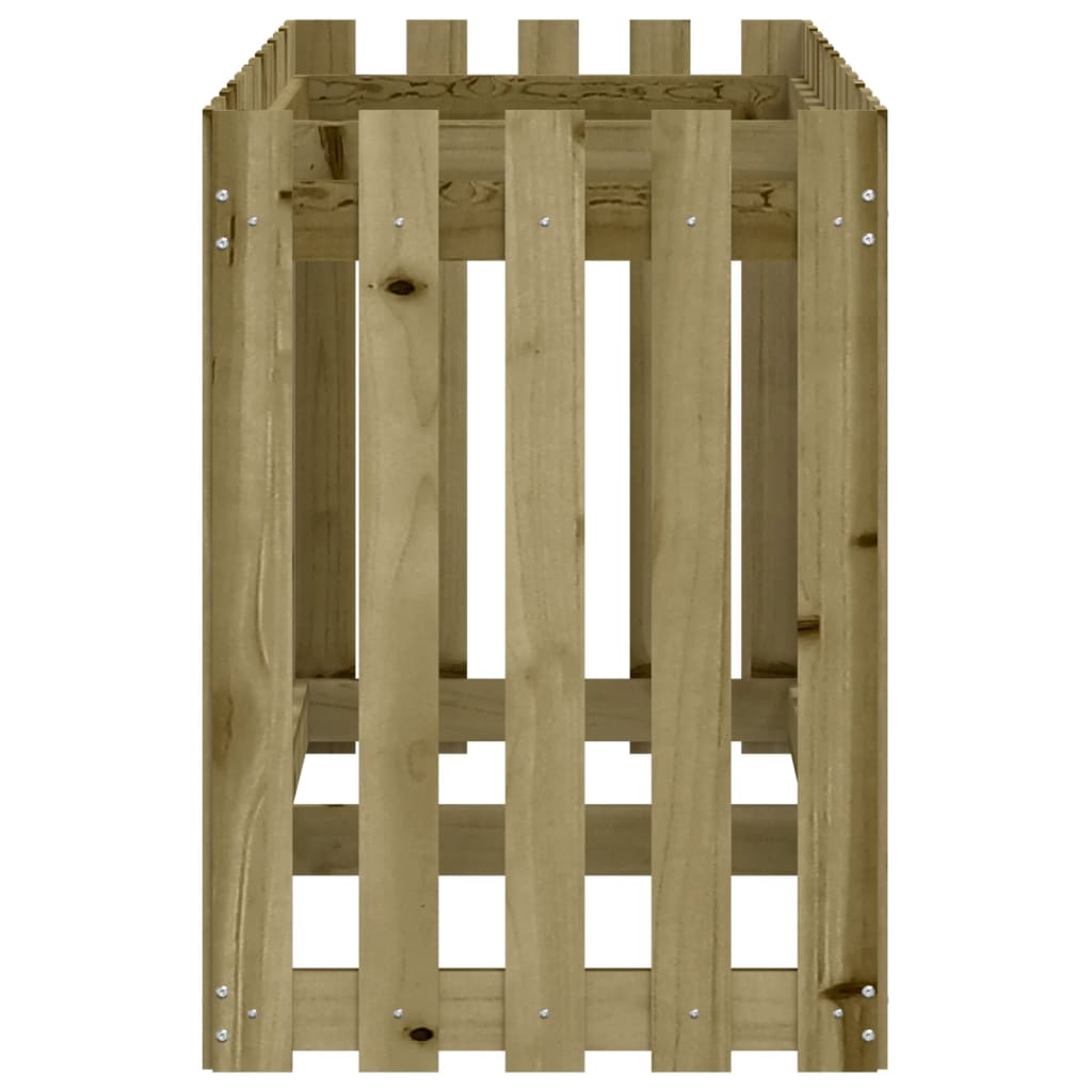 Fioriera da Giardino Recinzione 150x50x70cm in Pino Impregnato | homemem39