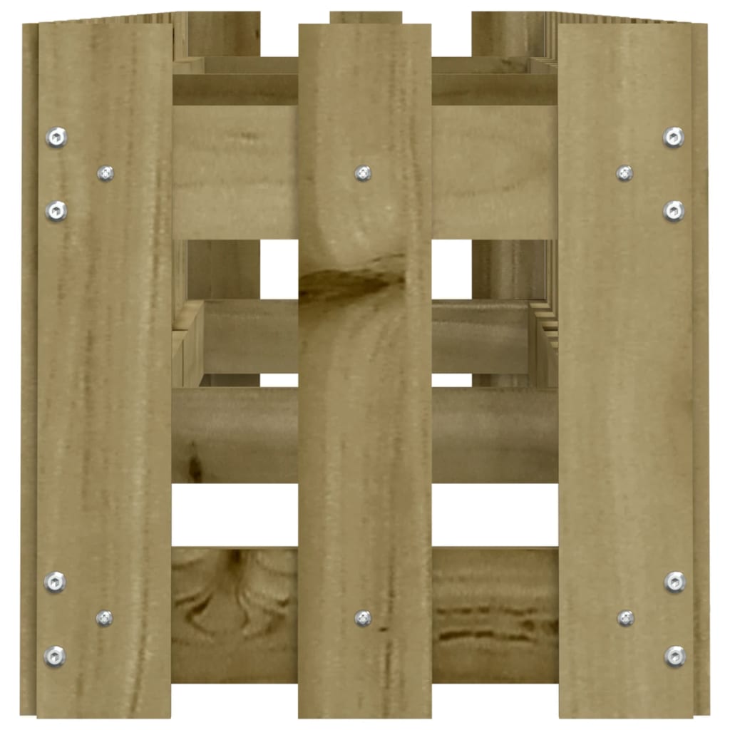 Fioriera da Giardino Recinzione 200x30x30cm in Pino Impregnato | homemem39