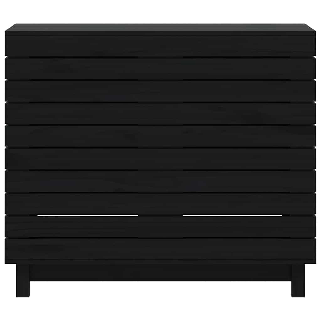 Cesto per Bucato 88,5x44x76 cm Legno Massello Pino - homemem39