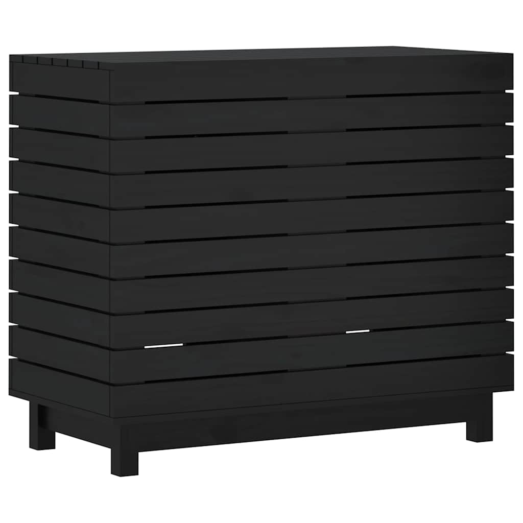 Cesto per Bucato 88,5x44x76 cm Legno Massello Pino - homemem39