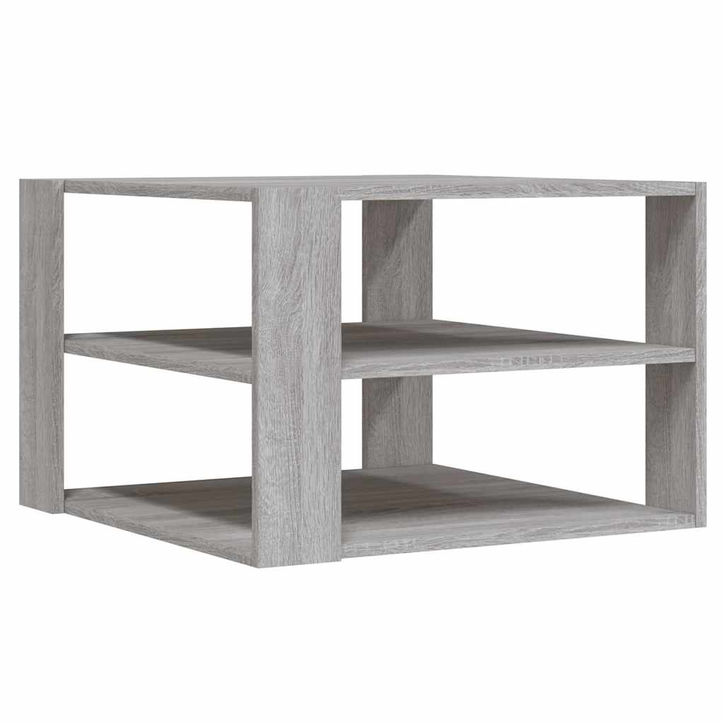 Tavolino Salotto Grigio Sonoma 58x58x40cm Legno Multistrato | homemem39