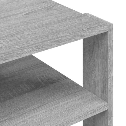 Tavolino Salotto Grigio Sonoma 58x58x40cm Legno Multistrato