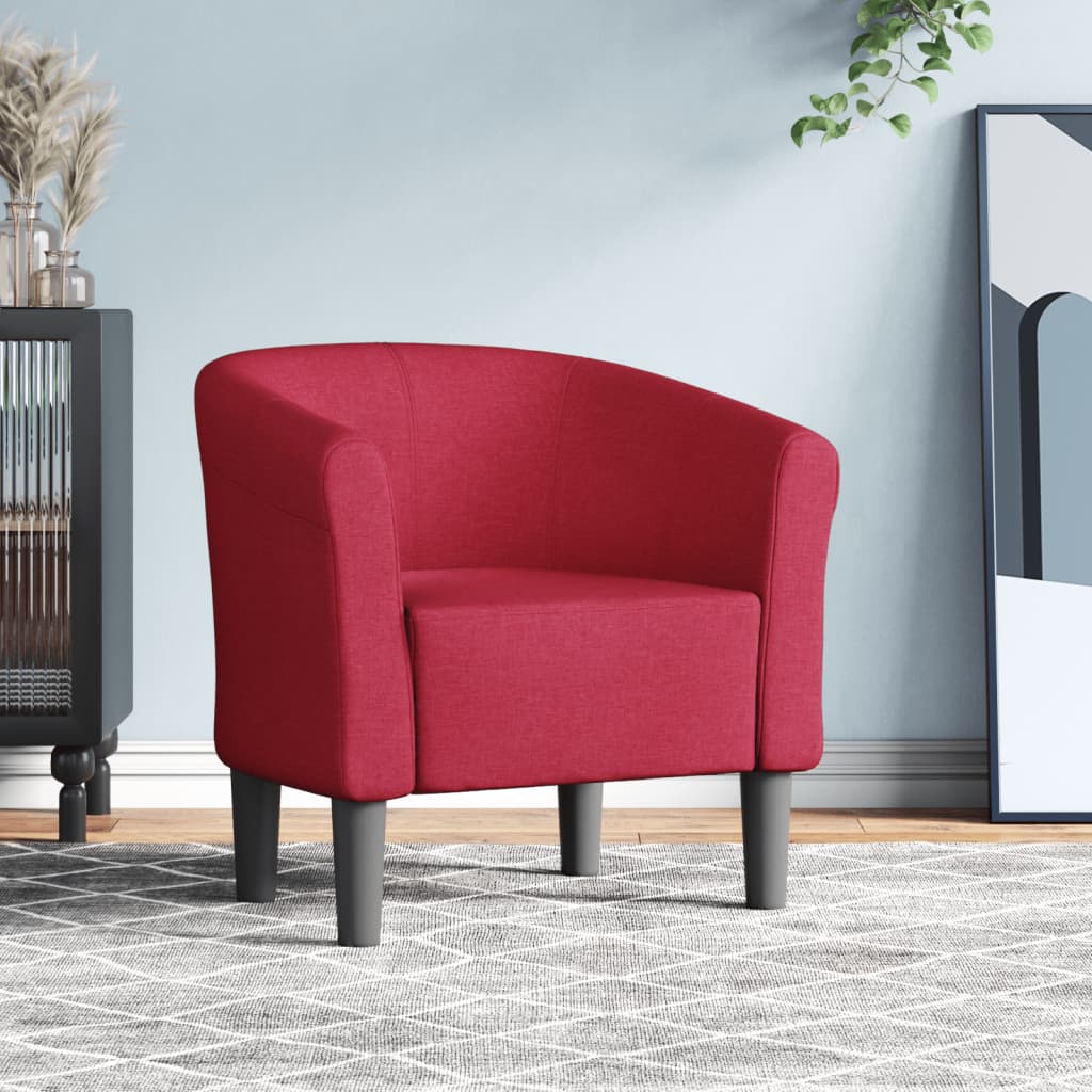 Poltrona Cabriolet Rosso Vino