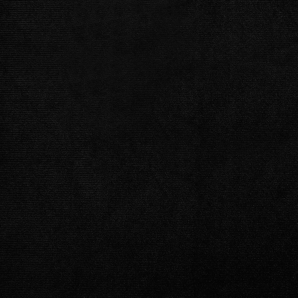 Poltrona Cabriolet Nera in Velluto - homemem39