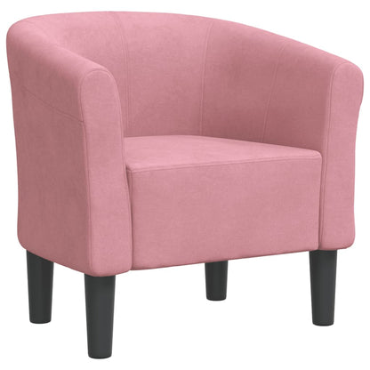 Poltrona Cabriolet Rosa in Velluto | homemem39