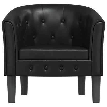 Poltrona Cabriolet Nera in Similpelle | homemem39