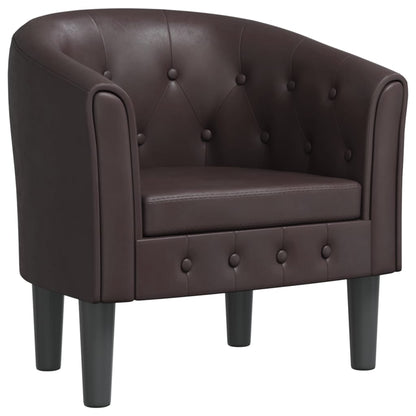 Poltrona Cabriolet Marrone in Similpelle | homemem39