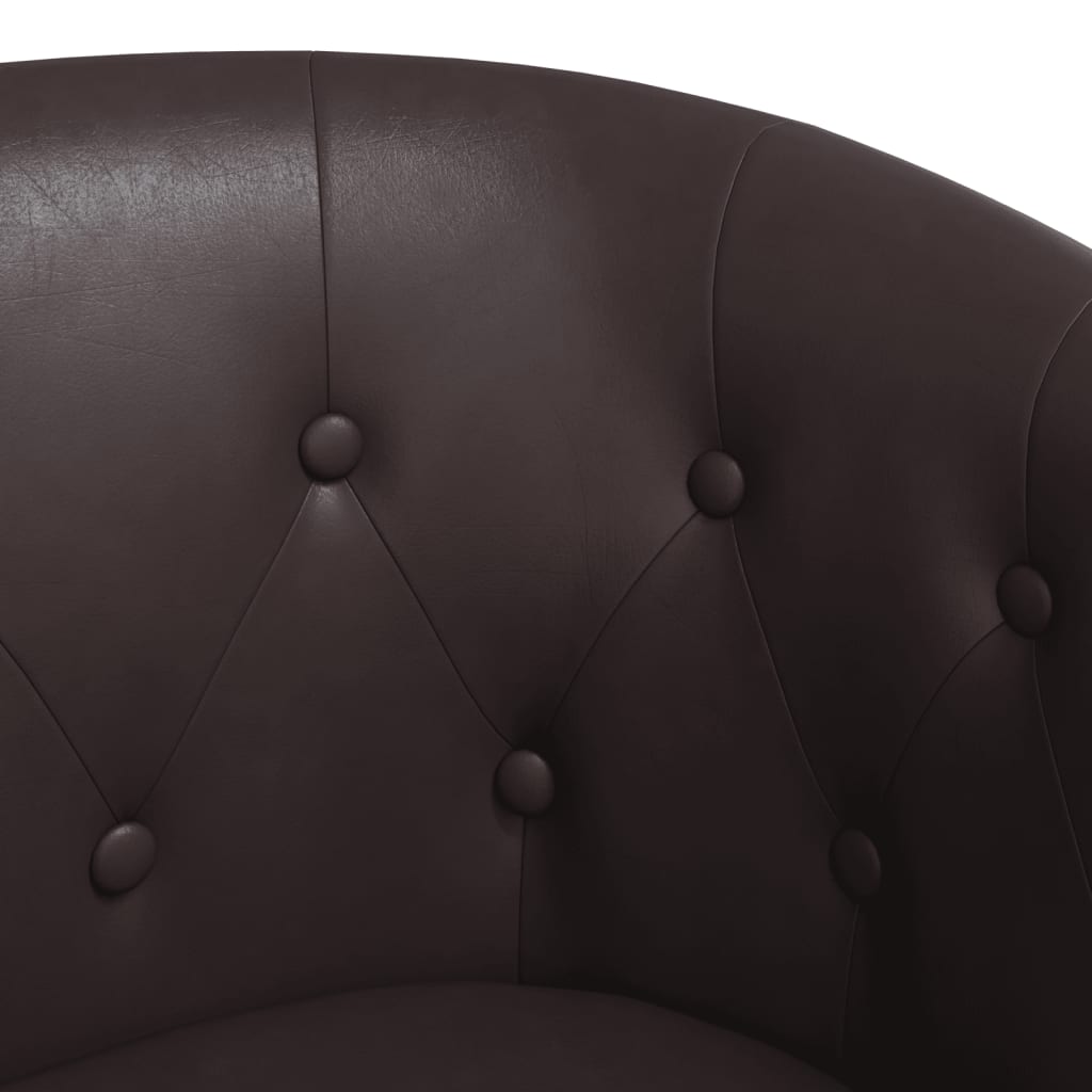 Poltrona Cabriolet Marrone in Similpelle | homemem39