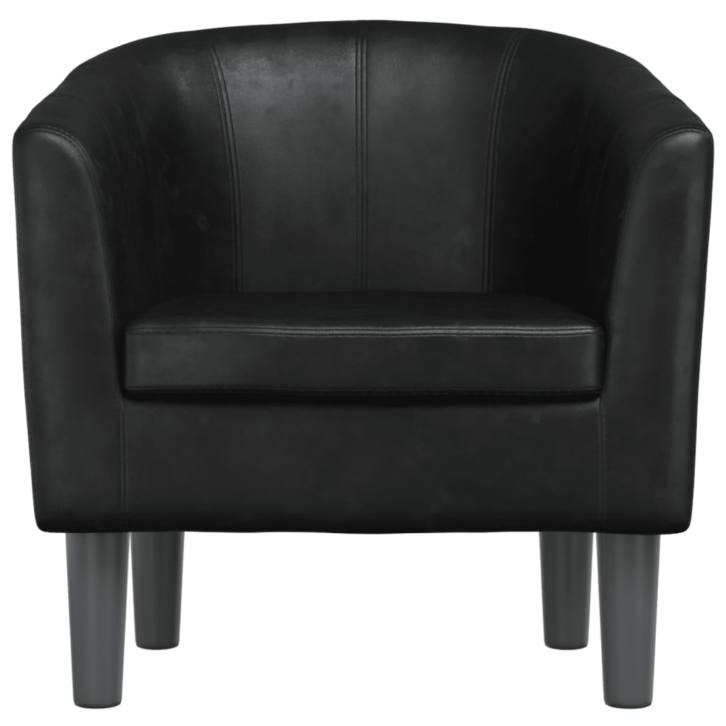 Poltrona Cabriolet Nera in Similpelle | homemem39