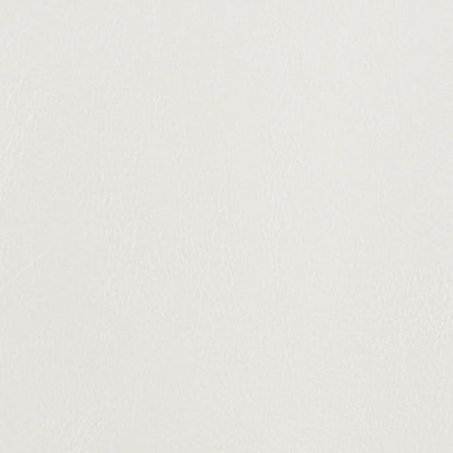 Poltrona a Pozzetto con Poggiapiedi Bianca in Similpelle - homemem39